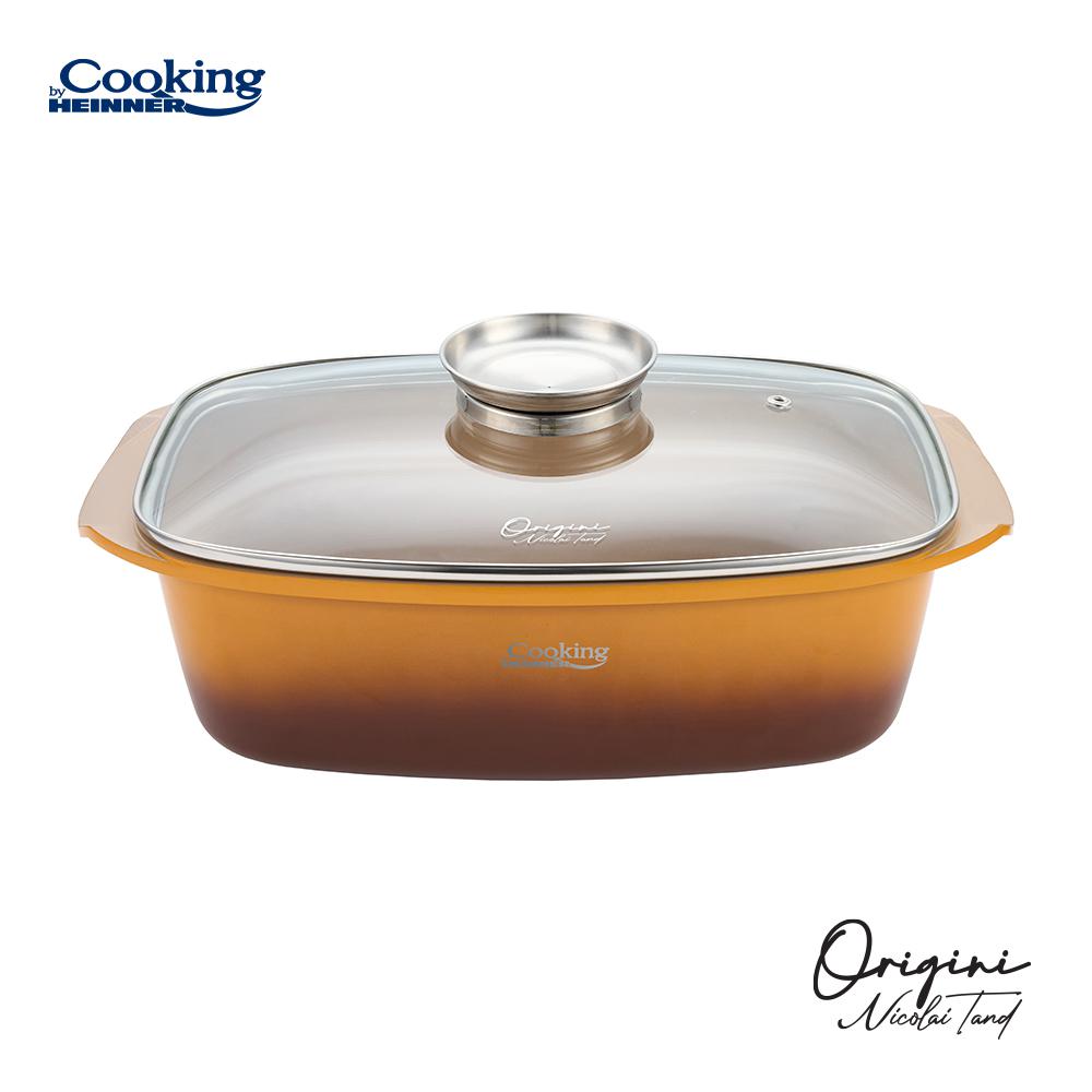 Tavă Roaster Aluminiu 5.3L cu Capac - Heinner Nicolai Tand - imagine 2