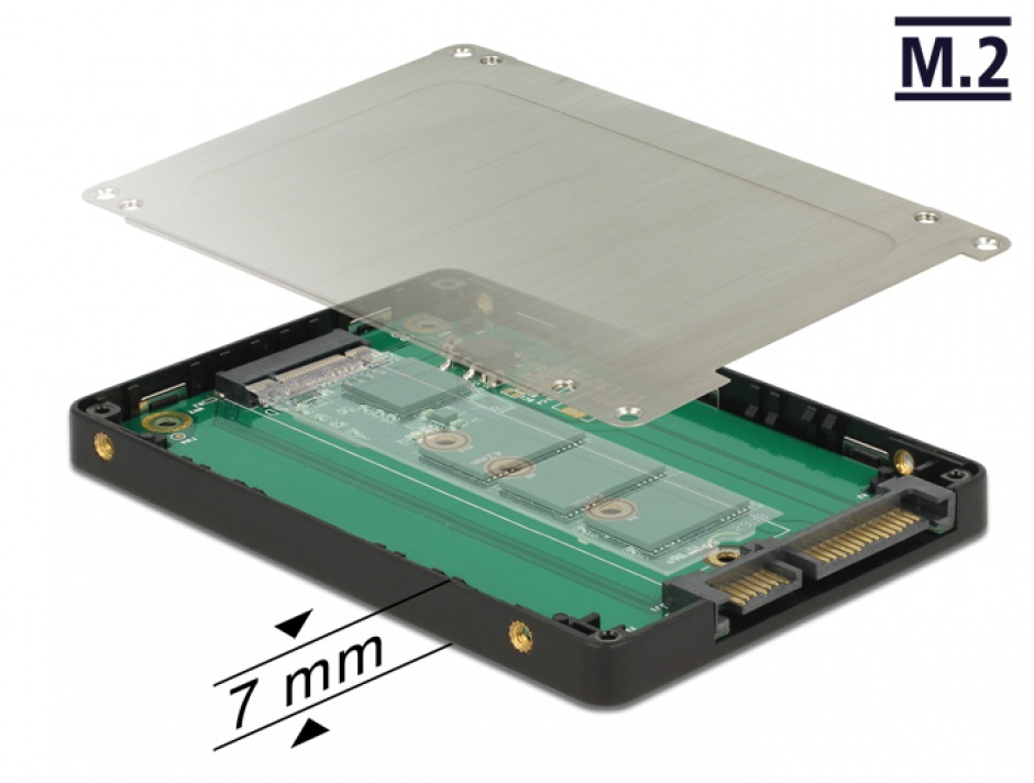 Adaptor Delock M.2 la SATA 2.5"
