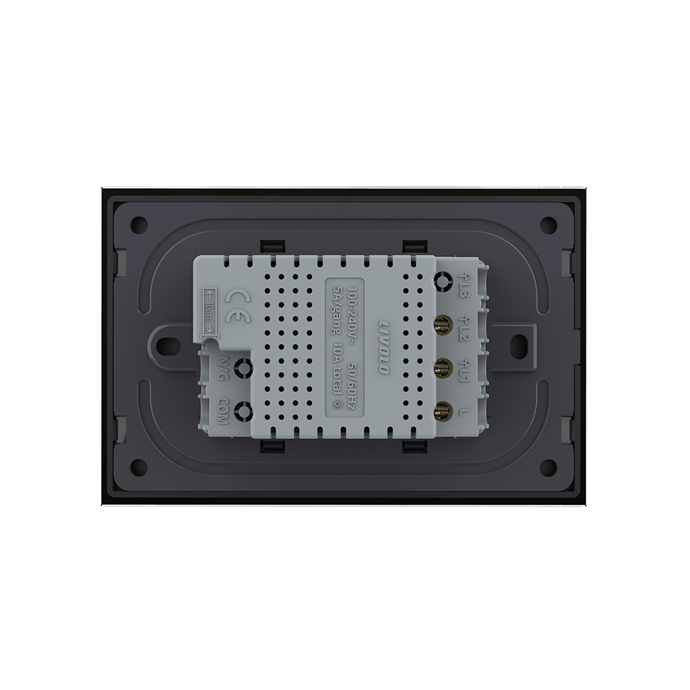 Întrerupător Dublu Touch Livolo, Sticlă, Iluminare LED - imagine 8