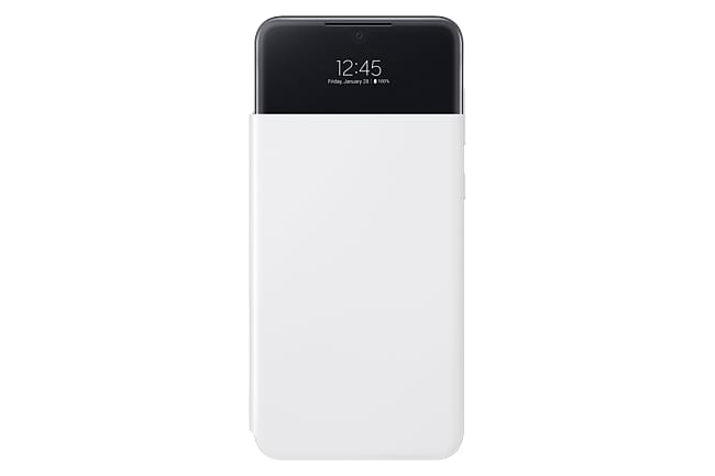 Husă Samsung A33 5G S View Wallet Albă - imagine 6