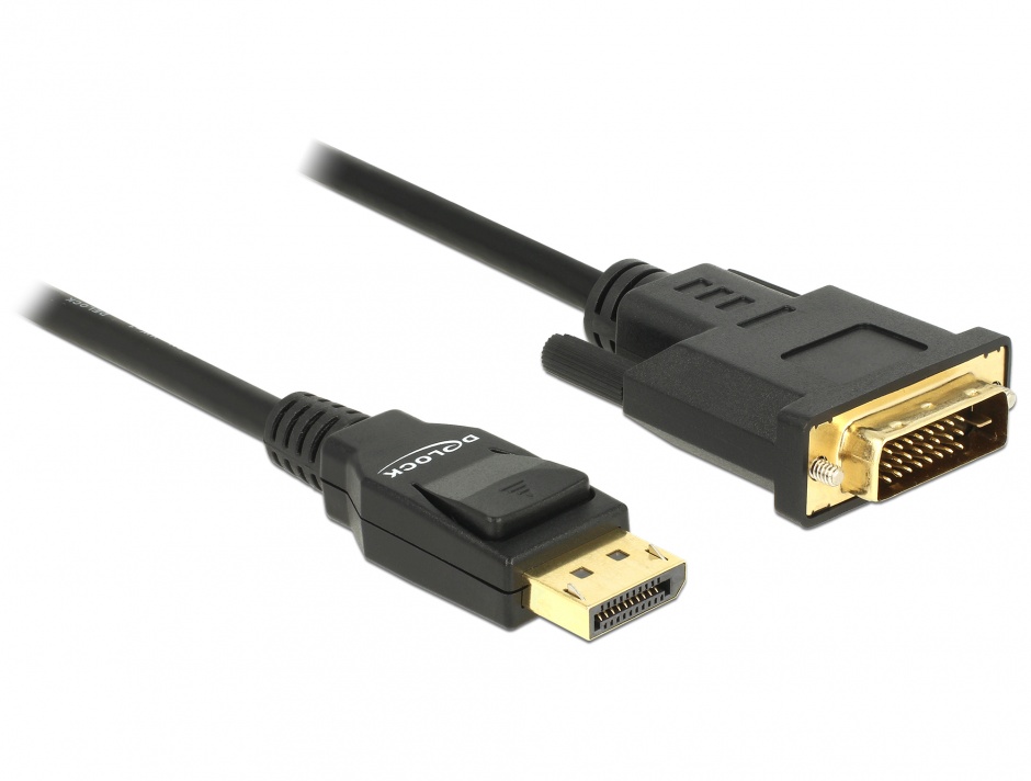 Cablu DisplayPort la DVI Delock 2m, 4K