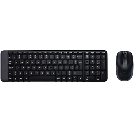 Kit Wireless Logitech MK220 - Tastatura + Mouse Compact