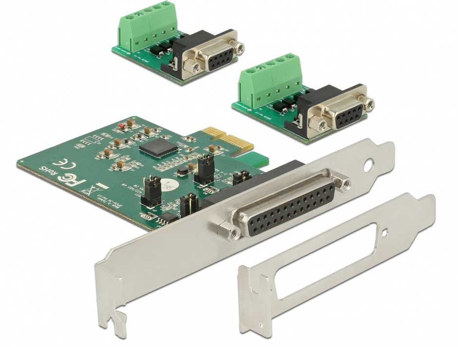 Delock 65841: PCI Express la 2x RS-422/485, ESD