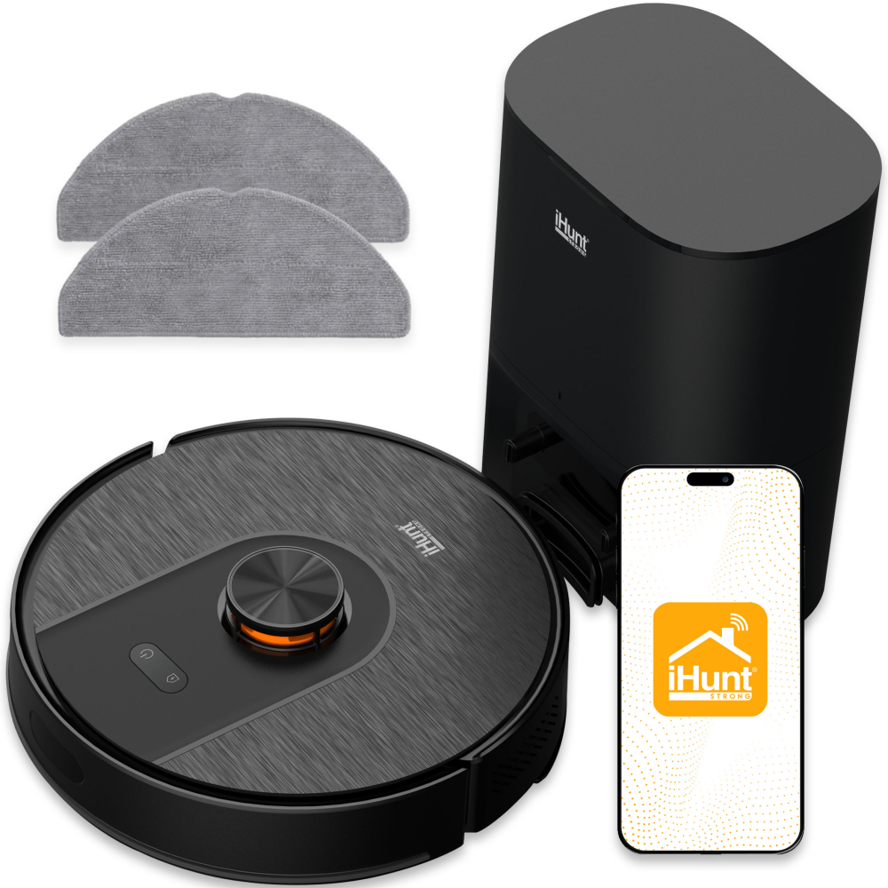 Robot Aspirare cu Mop iHunt V6 AutoBase - imagine 2