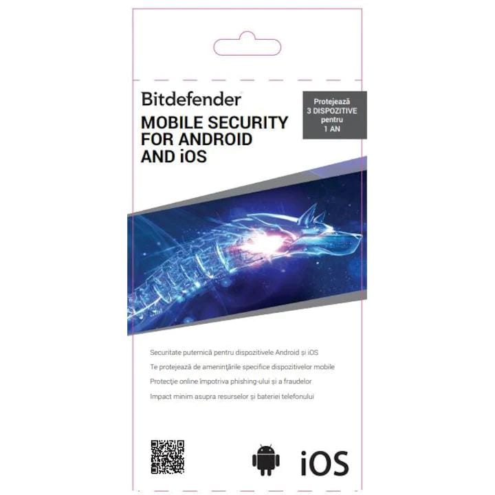 Bitdefender Mobile Security Android & iOS - 3 Dispozitive, 1 An - imagine 2