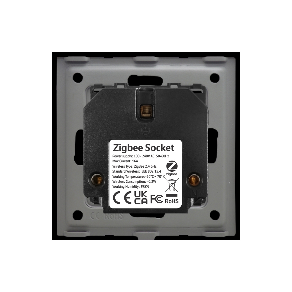 Priză Inteligentă Luxion Zigbee cu Ramă Sticlă - imagine 9