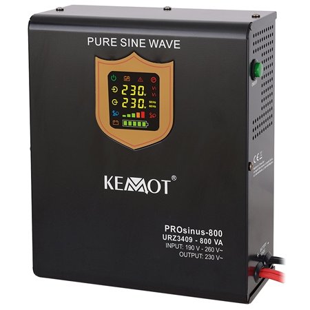 UPS Kemot URZ3409 800VA/500W sinus pur, montaj perete