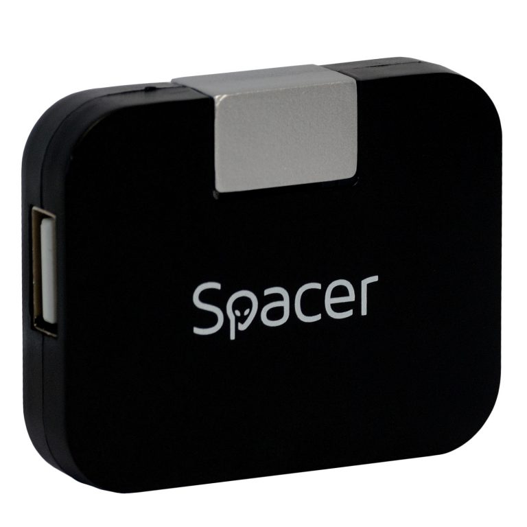 Hub USB 2.0 SPACER SPH-316 cu 4 Porturi - Compact și Rapid