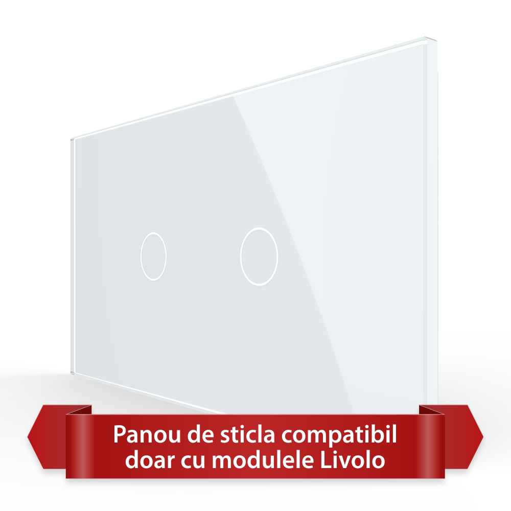 Panou Touch Livolo Sticlă Italian 4M