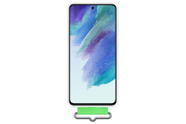 Husă Samsung S21 FE Albă cu Cureă - imagine 9