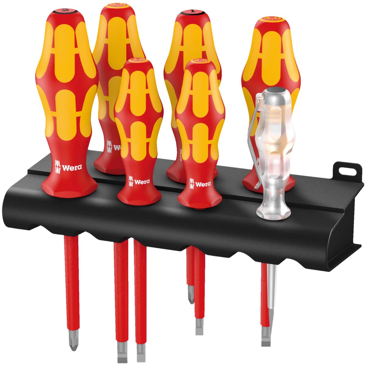 Set 7 Șurubelnițe VDE 1000V Wera Kraftform Plus 100
