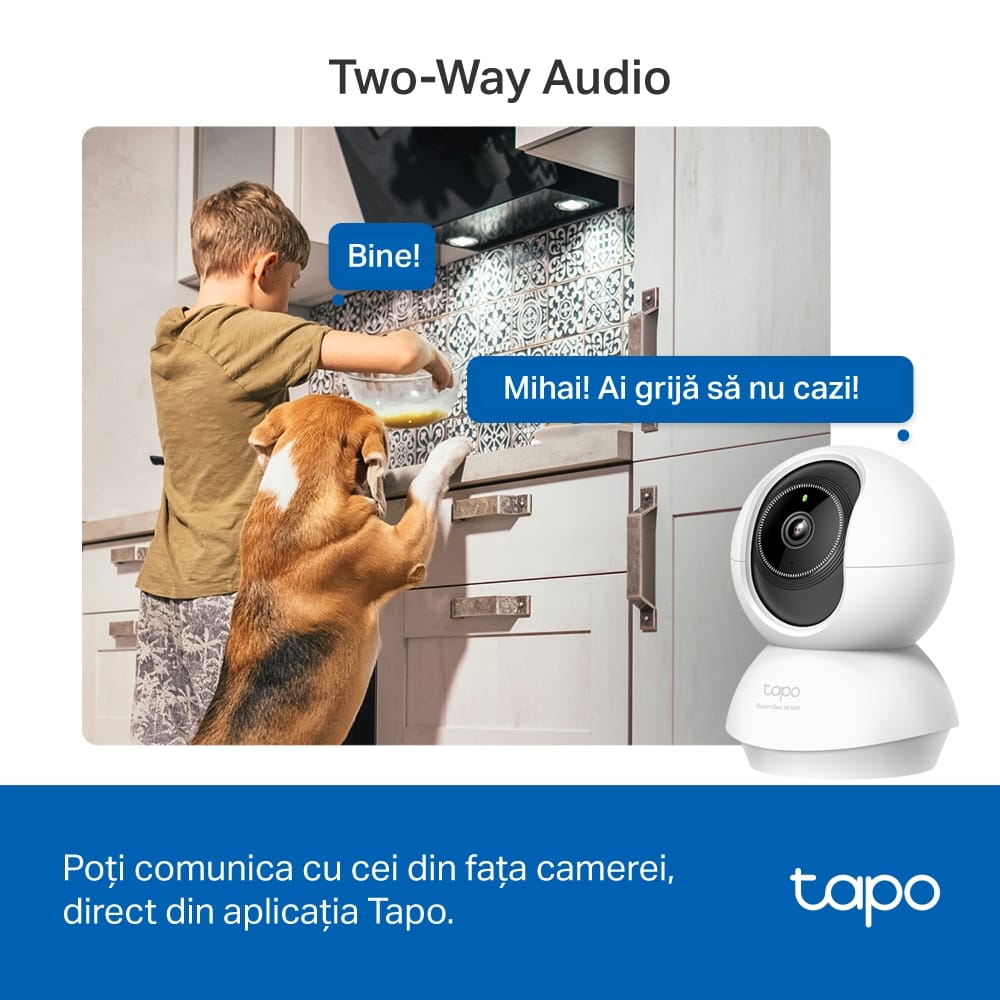 Cameră supraveghere TP-Link Tapo C230 WiFi 3K 5MP Pan/Tilt - imagine 16