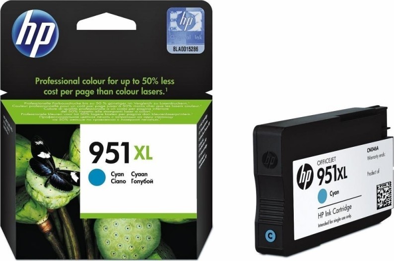 Cartuș Cerneală HP 951XL Cyan Original - 1500 pagini