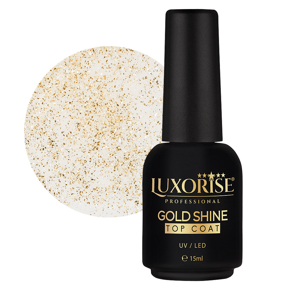 Top Coat Gold Shine LUXORISE 15ml