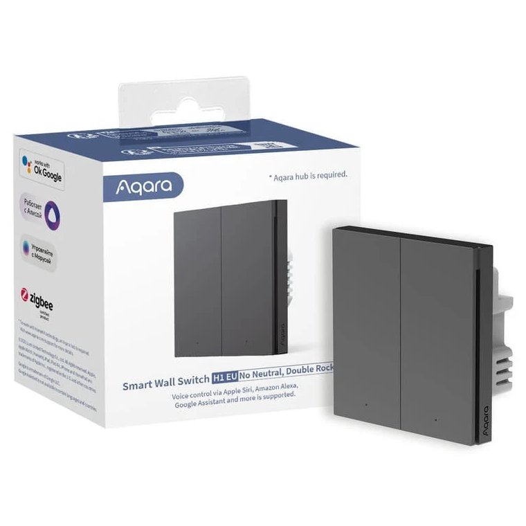 Întrerupător Aqara H1 Zigbee Gri