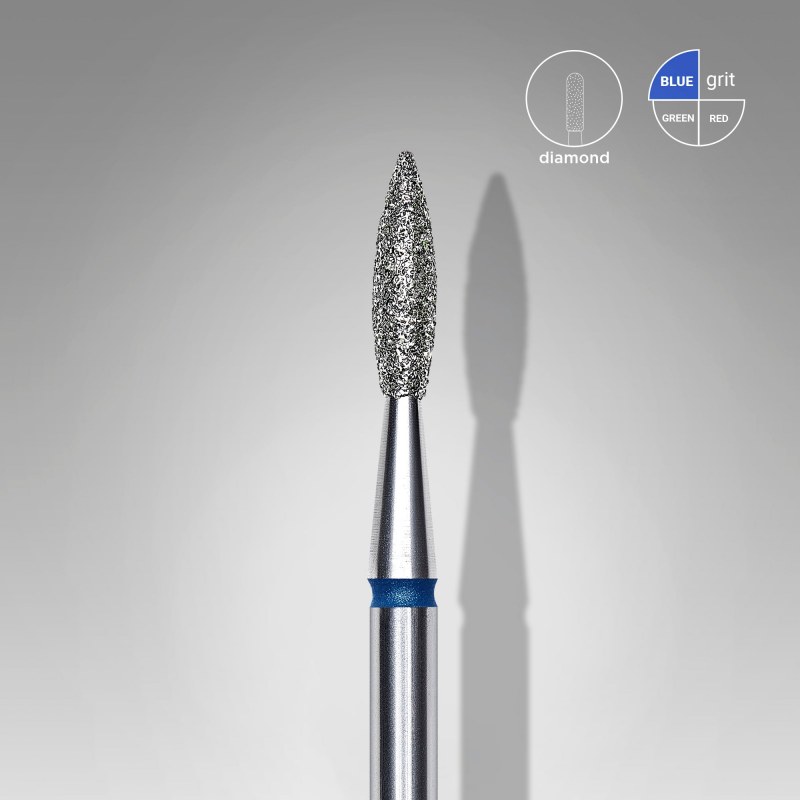 Freză Staleks 2.1 mm Flacără Diamant Medie