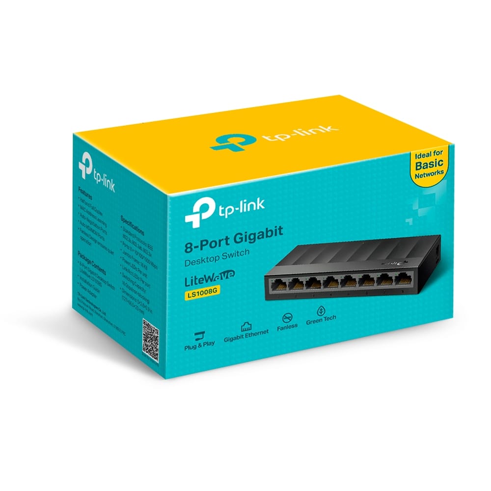Switch TP-LINK LS1008G Gigabit 8 Porturi - Rețea Ultra-Rapidă - imagine 10