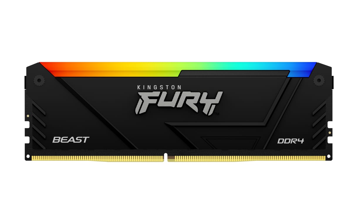 Memorie RAM Kingston 8GB DDR4 3600MHz FURY Beast RGB - imagine 15