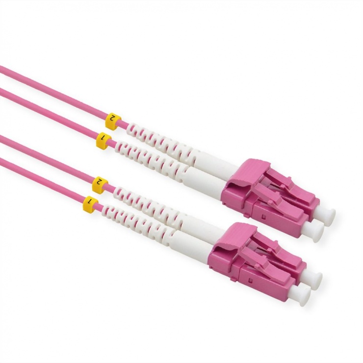 Cablu Fibra Optica LC-LC OM4 20m Low Loss