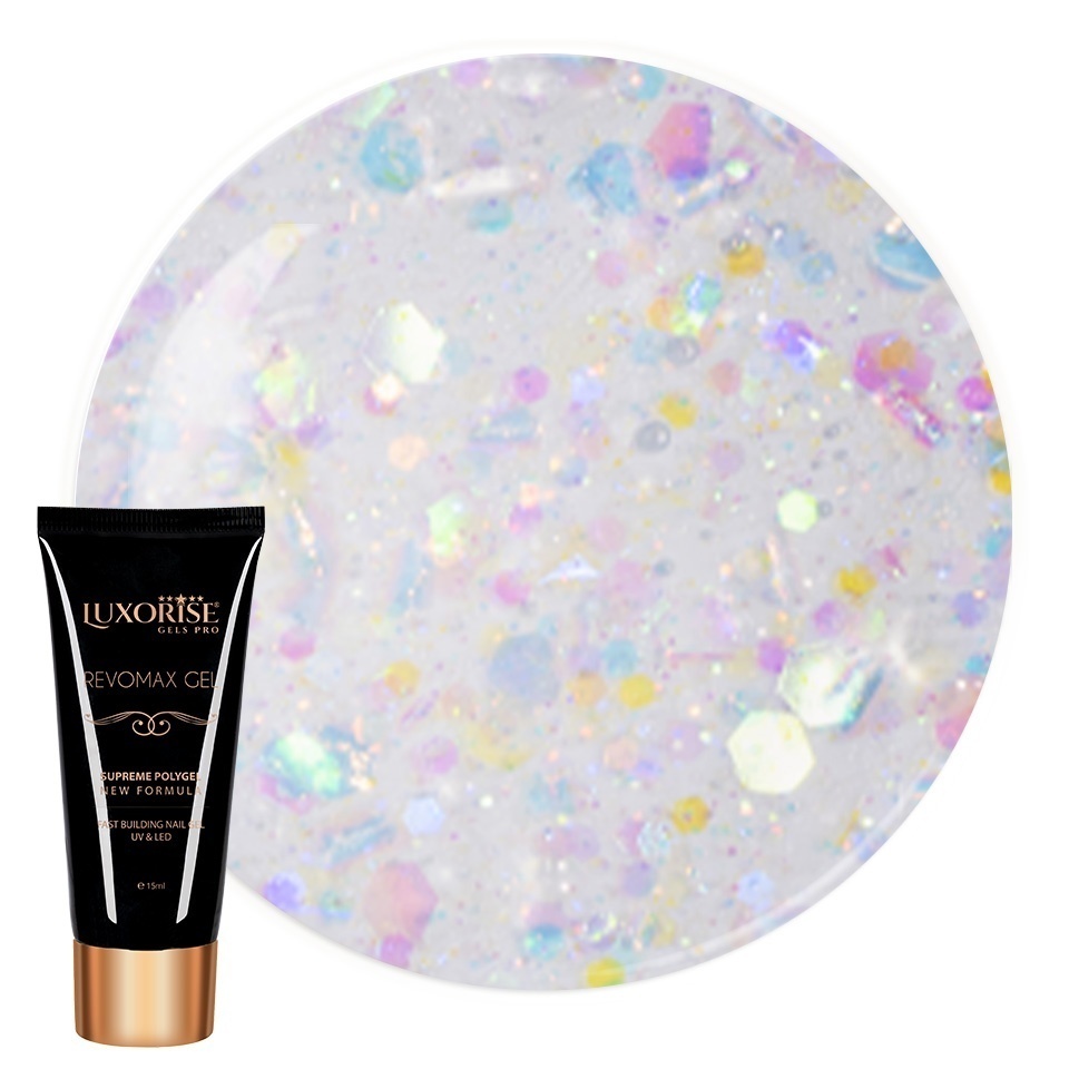 Polygel Luxorise Sweet Aura 15ml - Modelare Ușoară