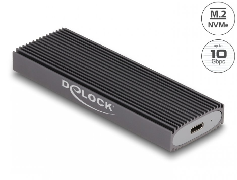 Rack Extern Delock USB 3.2 NVMe/SATA, Tool-Free