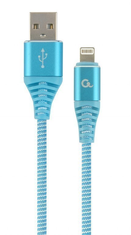 Cablu Lightning Gembird 1m Premium Albastru - USB 2.0