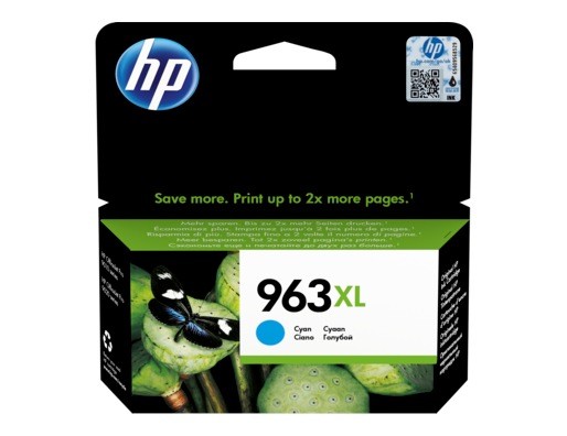 Cartus Original HP 963XL Cyan - 1.600 Pagini pentru OfficeJet Pro