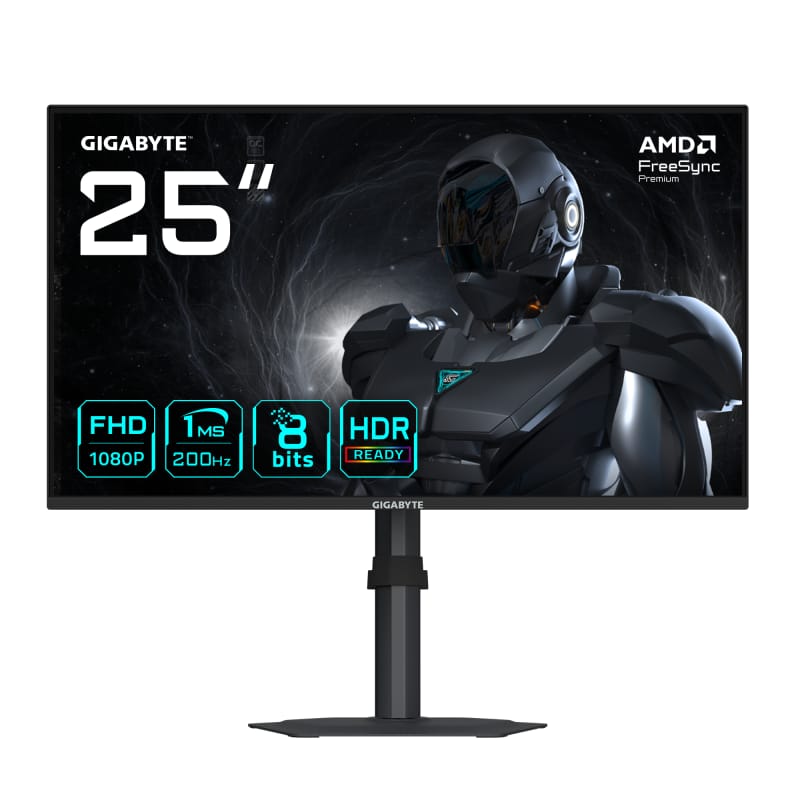 Monitor Gaming Gigabyte G25F2 24.5" FHD 200Hz 1ms HDR10 - imagine 2