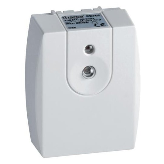 Întrerupător crepuscular Hager EE702, comandă automată