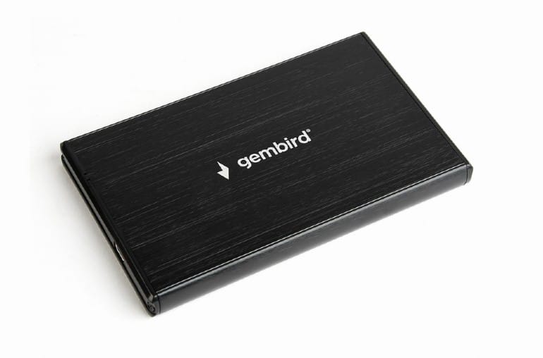 Rack Extern HDD/SSD 2.5" Gembird USB 3.0 Aluminiu Negru - imagine 4