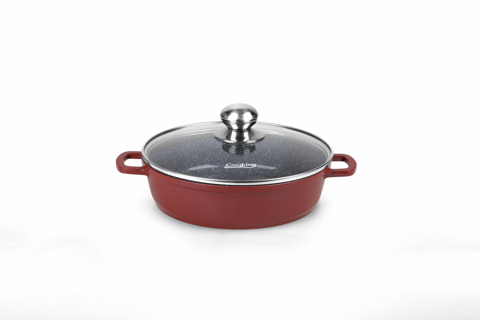 Cratiță Heinner Calabria Aluminiu 2.6L cu Capac | Cooking - imagine 2