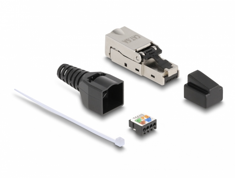 Conector RJ45 Cat.6A Tool-free Delock