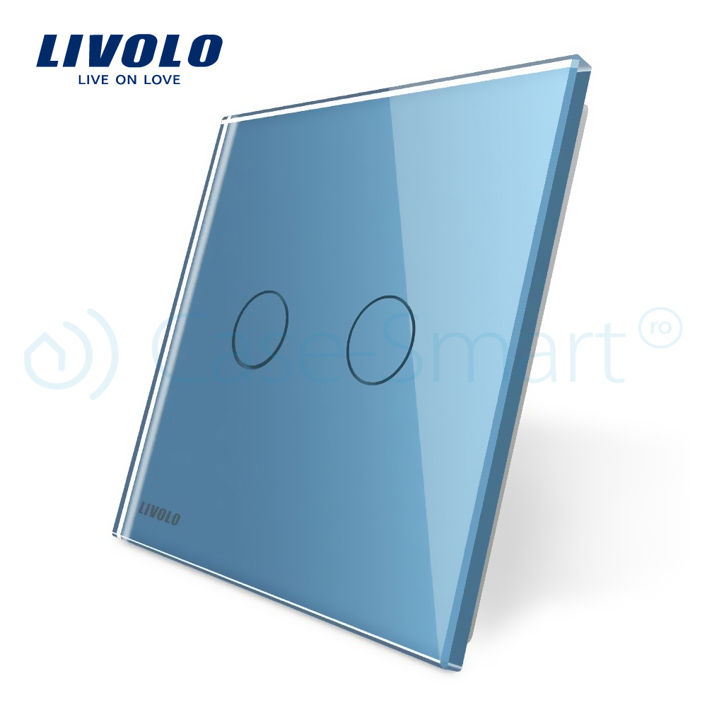 Întrerupator Dublu Touch Livolo din Sticlă - imagine 15