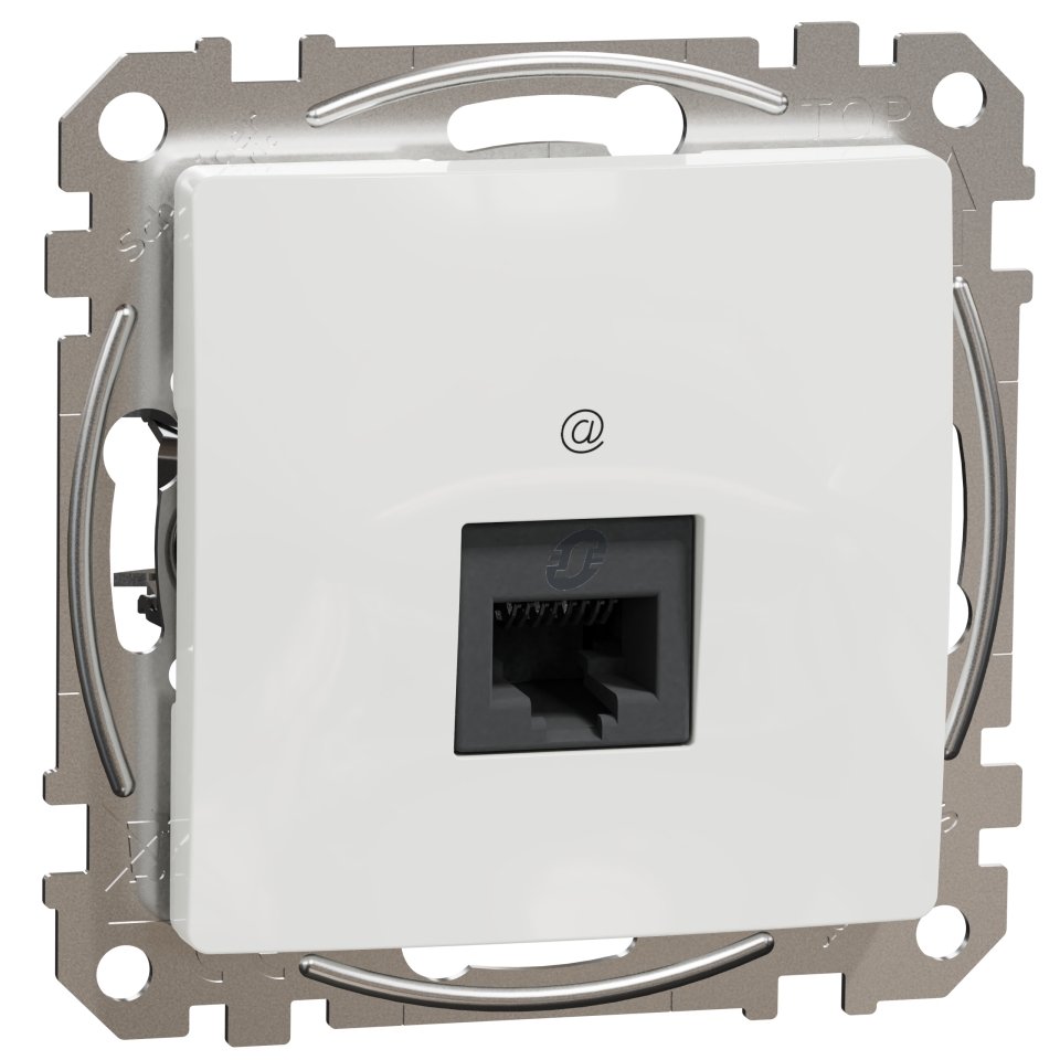 Priza RJ45 Cat5E UTP Schneider Sedna Alb