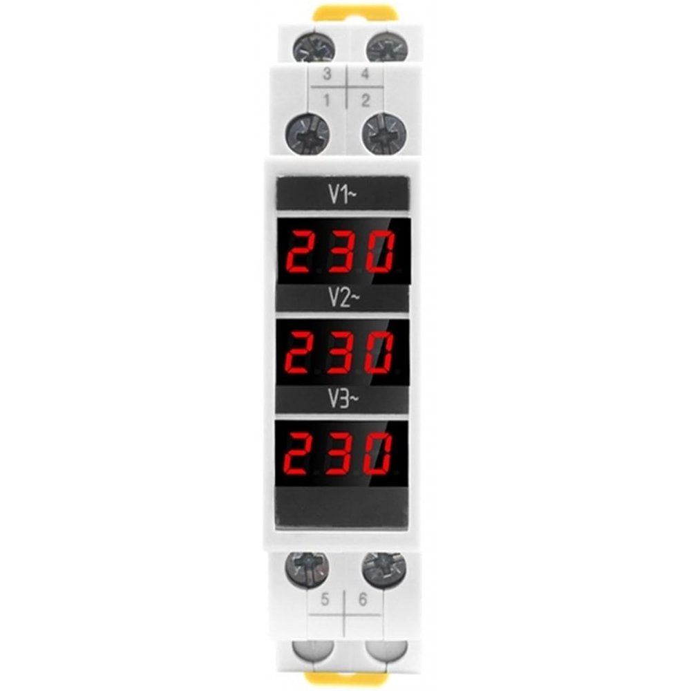 Voltmetru Sinotimer SDM010 trifazic AC 80-500V, LCD