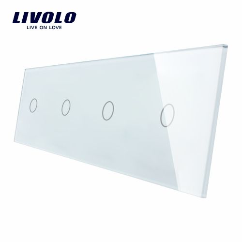 Panou 4 intrerupatoare Livolo Touch Sticla