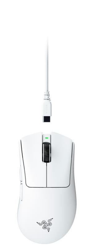 Mouse Gaming Razer DeathAdder V4 Pro 45000 DPI Alb - imagine 2