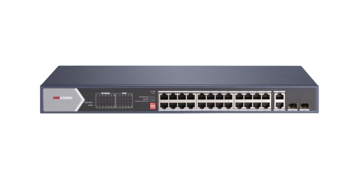 Switch HIKVISION DS-3E0528HP-E 24 Porturi PoE Gigabit
