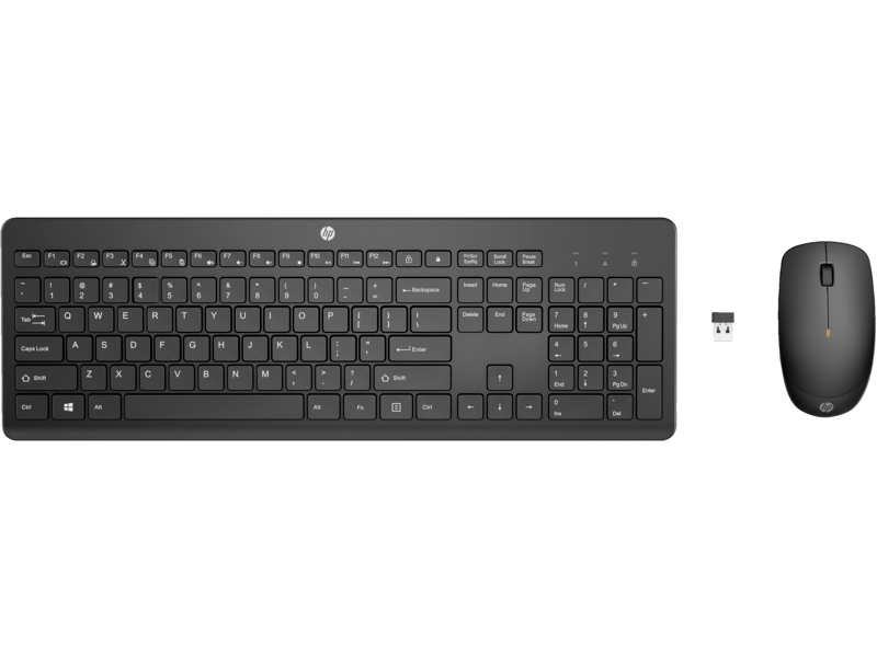 HP 235 Combo Tastatură și Mouse Wireless Negru - Set Office