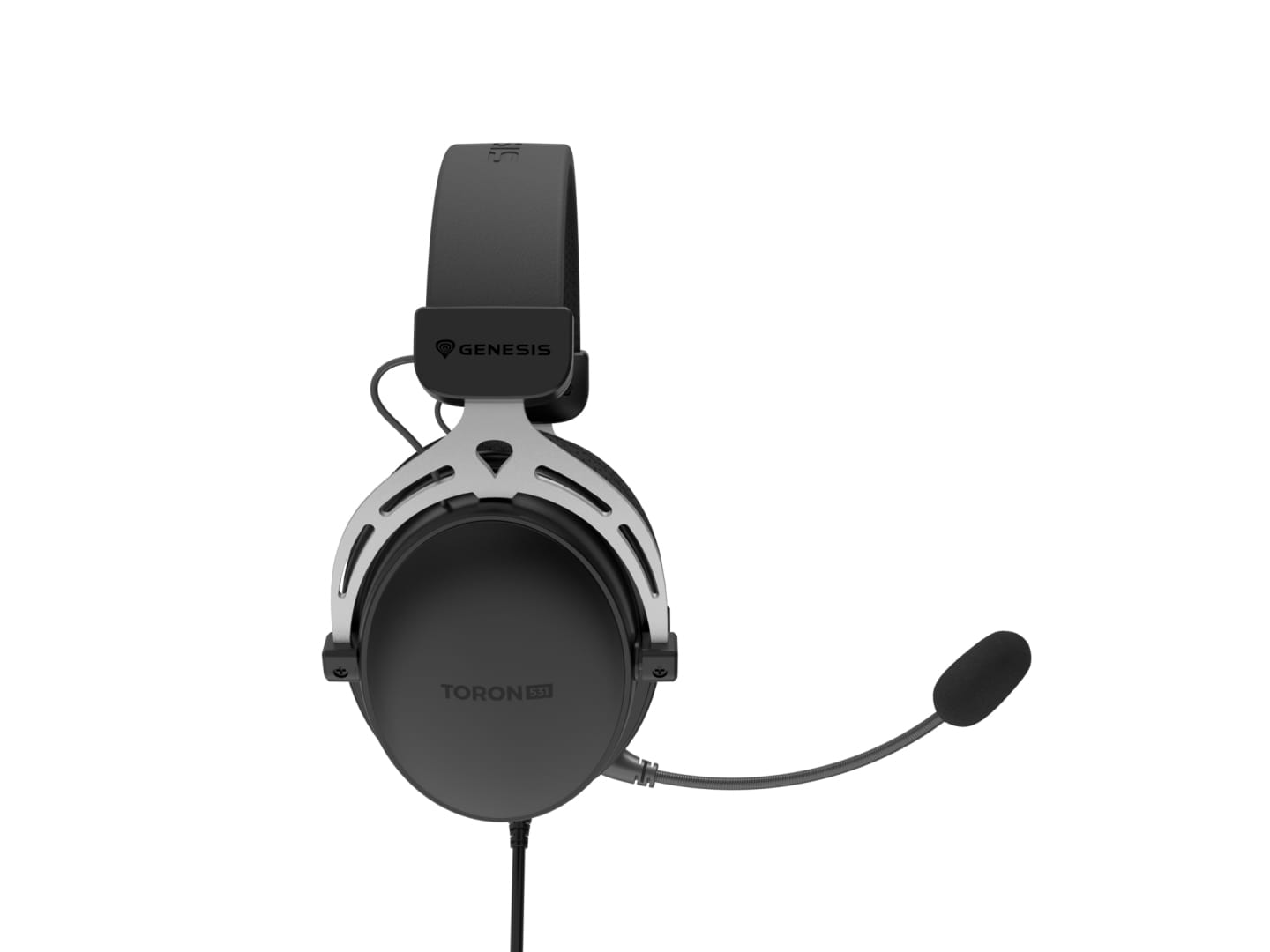 Casti Gaming Genesis Toron 531 - Microfon Detasabil, Negru - imagine 9