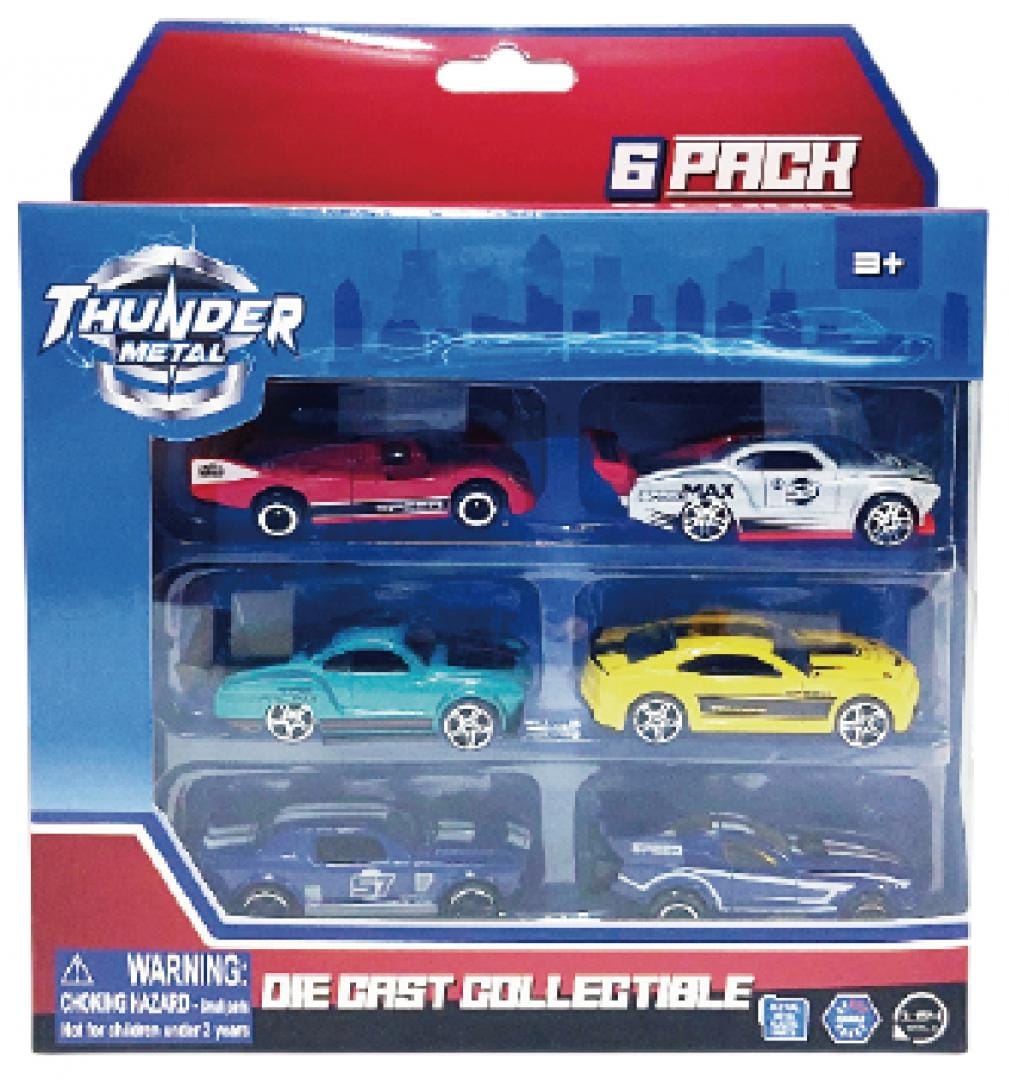 Set 6 Masini Curse Die Cast 1/64 - Cevodle, Metal Premium - imagine 5