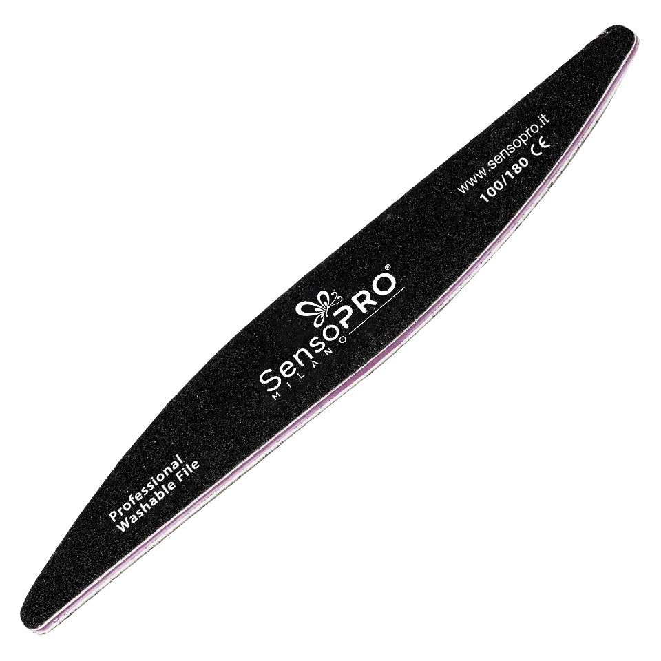 Pila Unghii Wave 100/180 SensoPRO Milano, Negru