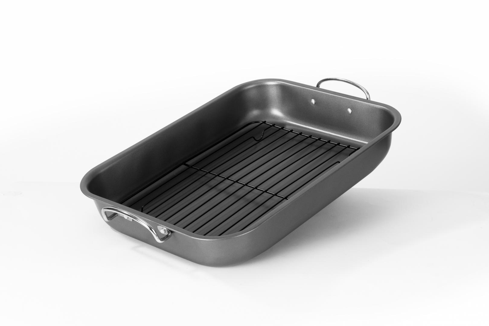 Tavă Cuptor cu Grill VANORA HOME 39x29x6 cm - Coacere Perfec - imagine 2