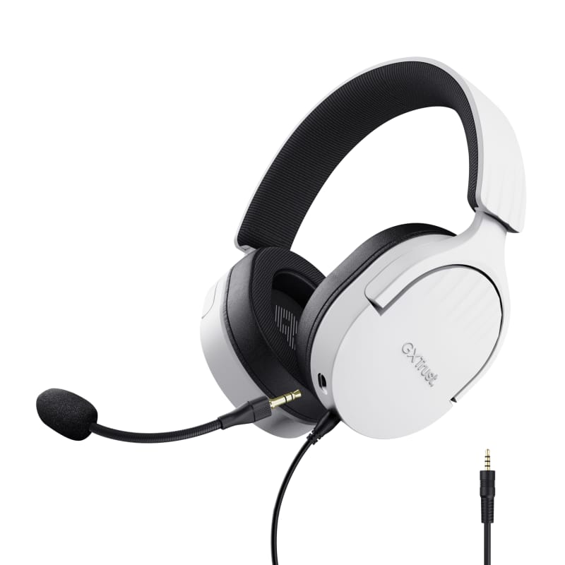 Căști Trust GXT 489W Fayzo cu Microfon - Alb, Stereo - imagine 2