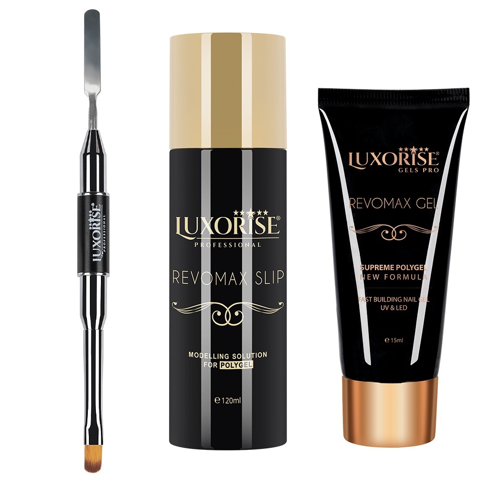 Kit PolyGel Better This Way #02 + Solutie Modelare