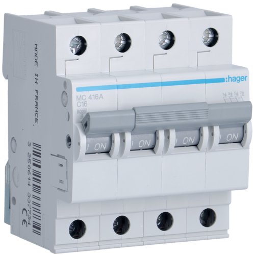 Siguranță Automată Hager 4P 16A C