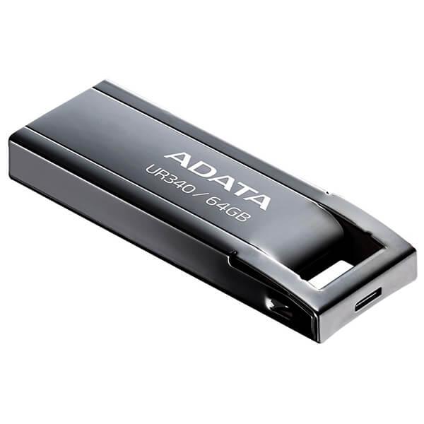 Memorie USB Flash ADATA UR340 64GB USB 3.2 Black Metalic - imagine 2
