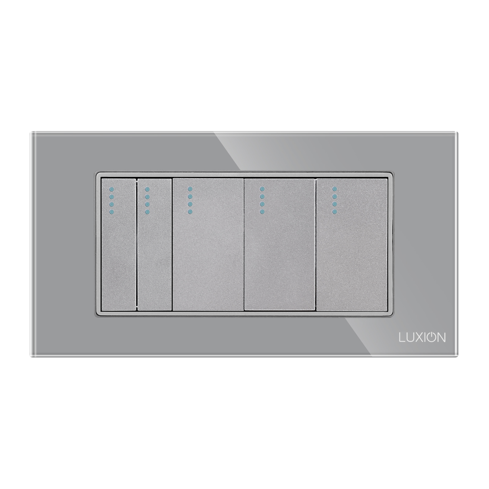 Întrerupător 5 posturi LUXION sticlă 4M - imagine 14