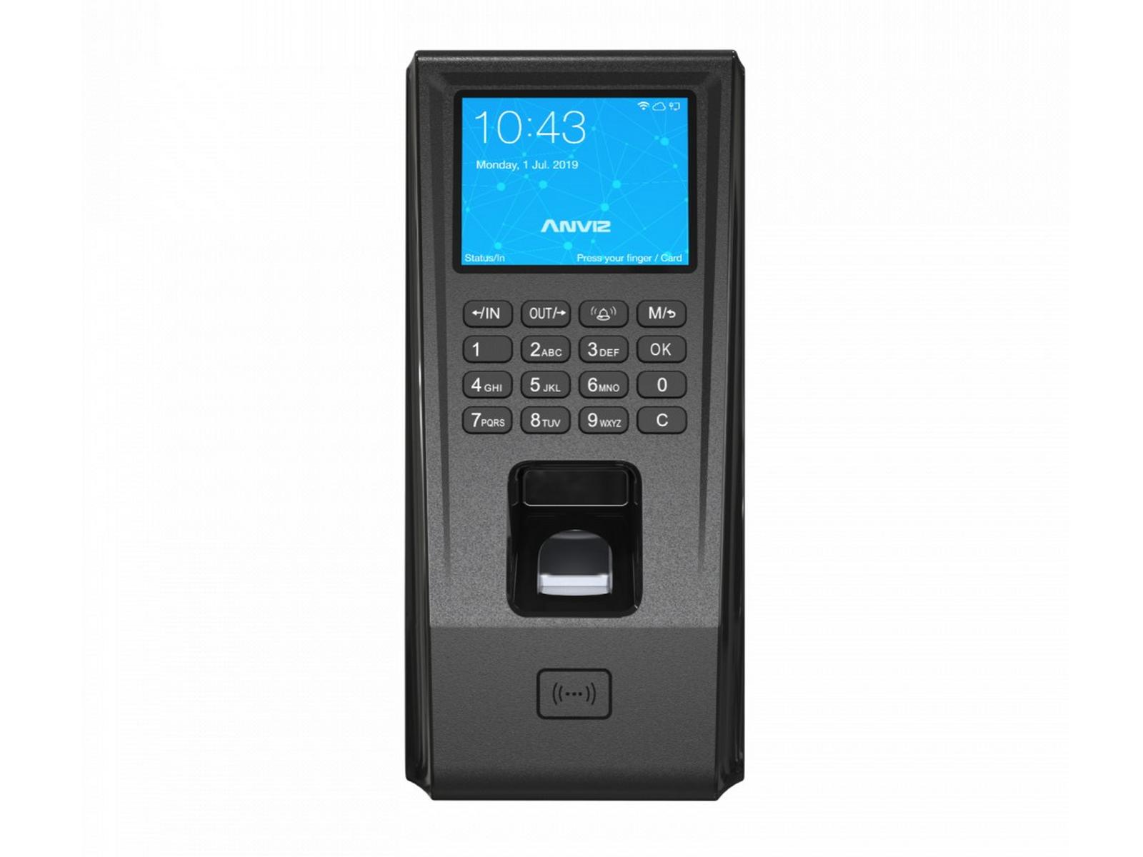 Terminal control acces Anviz EP30 cu amprentă și Wi-Fi