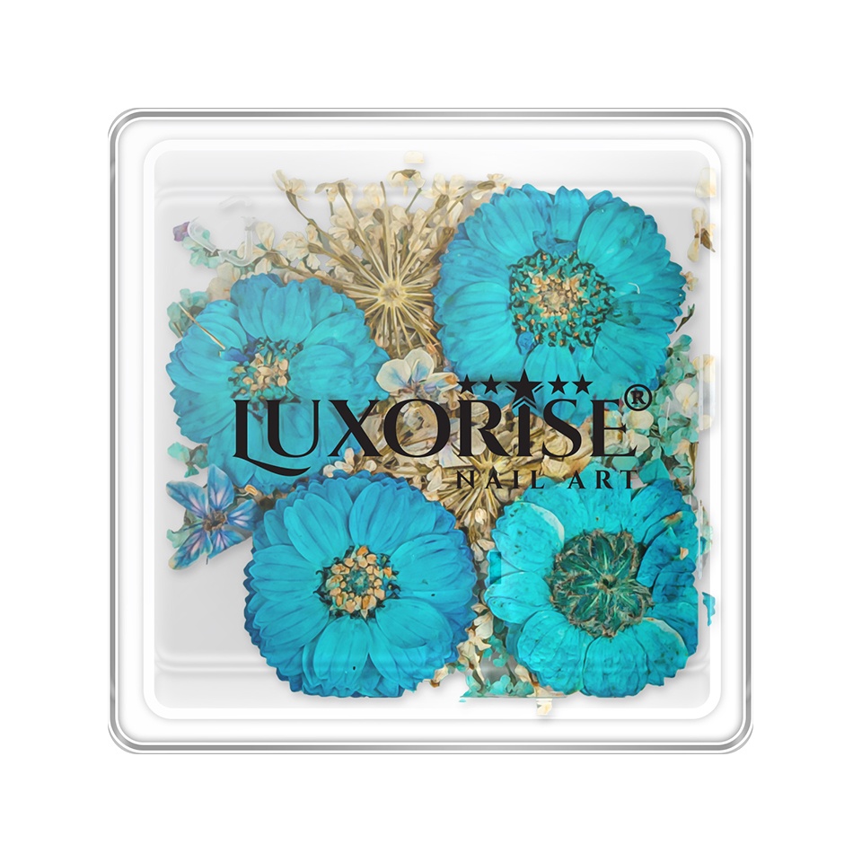 Flori Uscate Unghii LUXORISE Serene Bloom - Design Natural